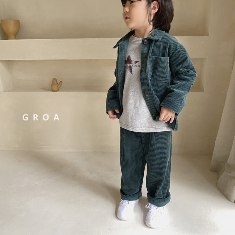 Groa - Korean Children Fashion - #Kfashion4kids - Corduroy Jacket - 5