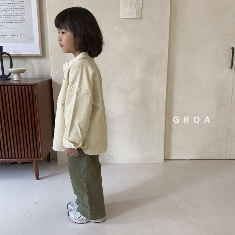 Groa - Korean Children Fashion - #kidzfashiontrend - Corduroy Shirt - 4