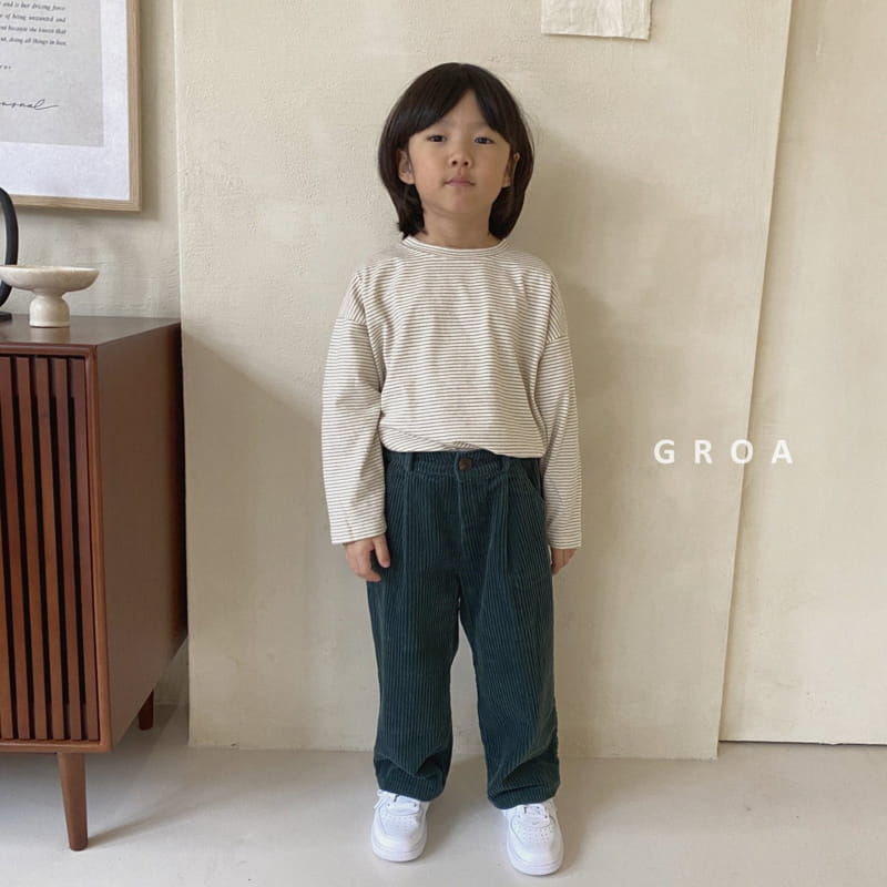 Groa - Korean Children Fashion - #childofig - Corduroy Pants - 10