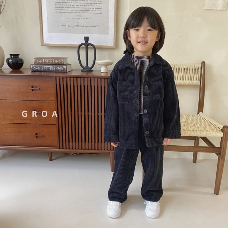 Groa - Korean Children Fashion - #fashionkids - Corduroy Jacket