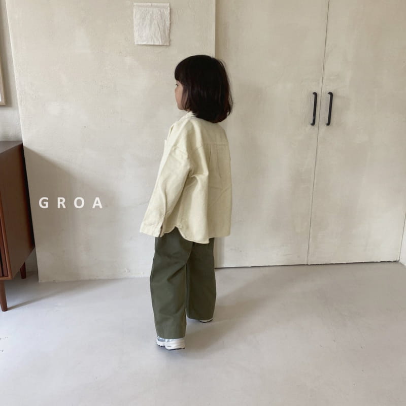 Groa - Korean Children Fashion - #kidsstore - Corduroy Shirt - 2