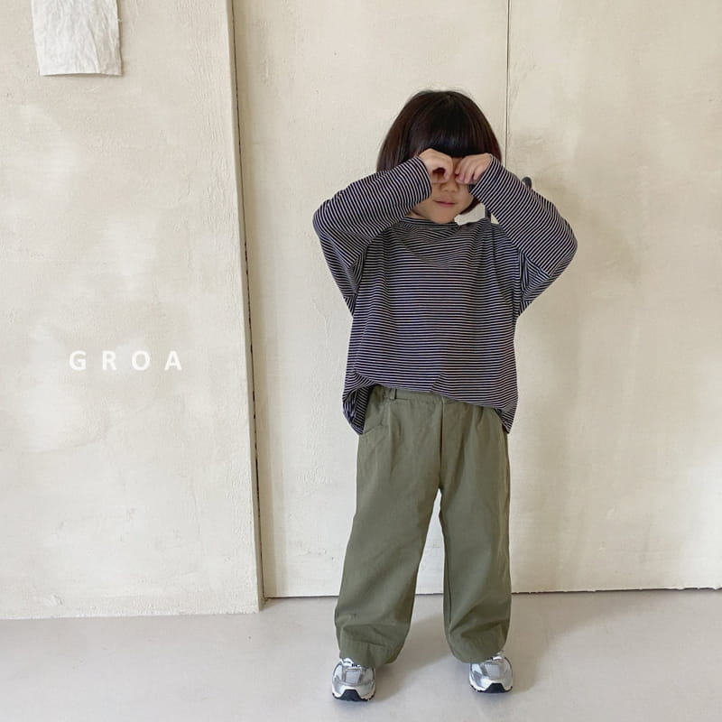 Groa - Korean Children Fashion - #kidzfashiontrend - Autumn Semi Pants - 2