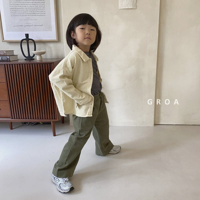 Groa - Korean Children Fashion - #kidzfashiontrend - Corduroy Shirt - 3