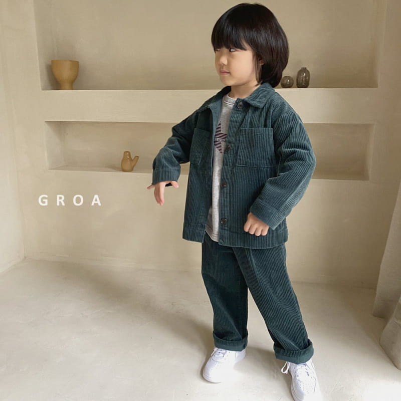 Groa - Korean Children Fashion - #littlefashionista - Corduroy Jacket - 6