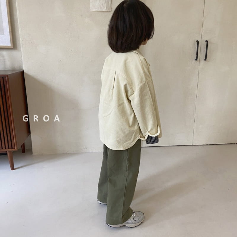 Groa - Korean Children Fashion - #littlefashionista - Corduroy Shirt - 5