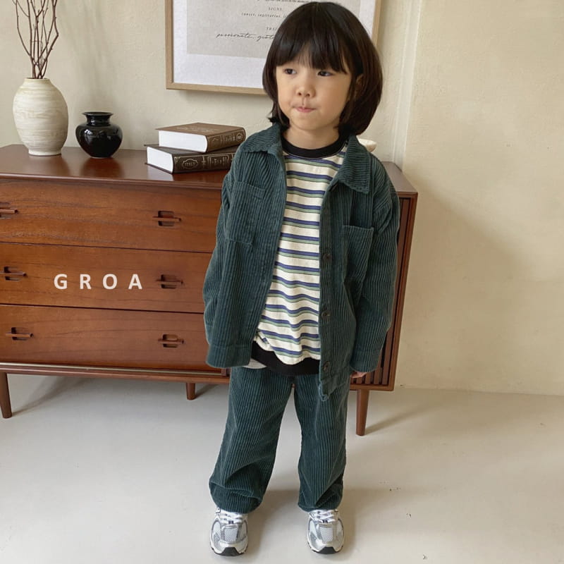 Groa - Korean Children Fashion - #magicofchildhood - Corduroy Jacket - 7