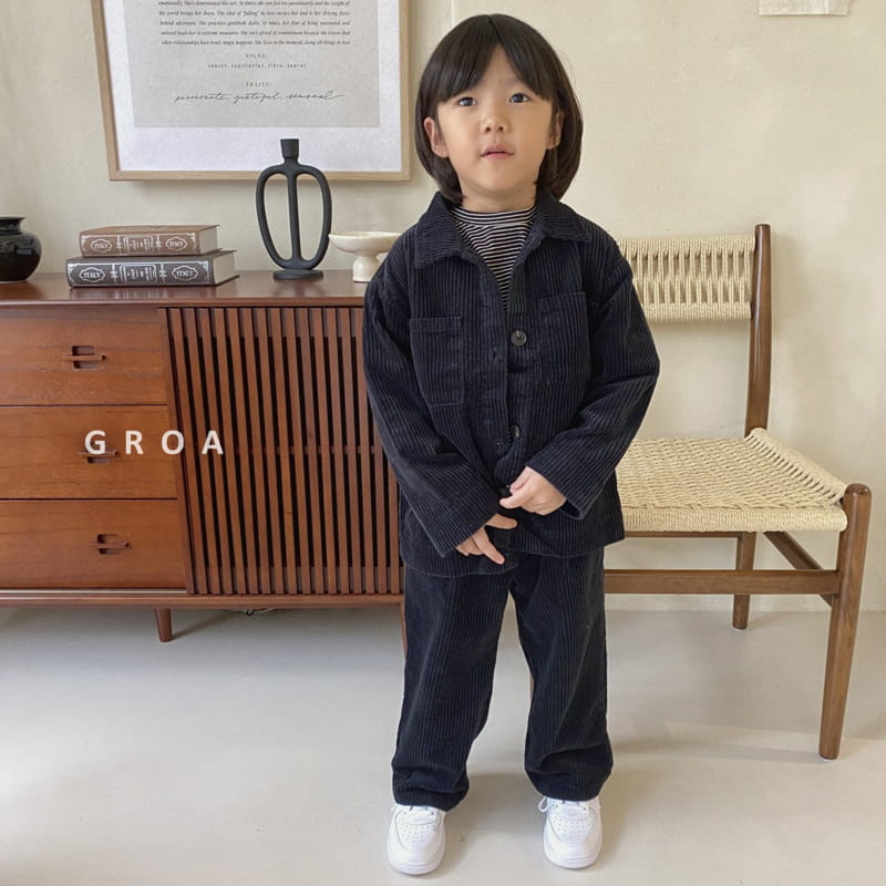 Groa - Korean Children Fashion - #magicofchildhood - Corduroy Pants - 6