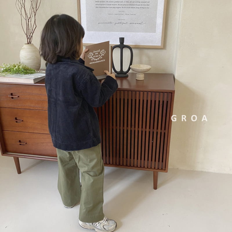 Groa - Korean Children Fashion - #minifashionista - Corduroy Jacket - 8