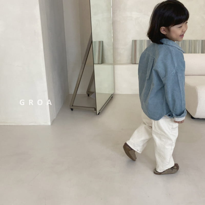 Groa - Korean Children Fashion - #minifashionista - Corduroy Shirt - 7