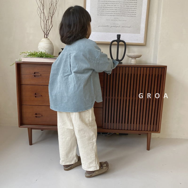 Groa - Korean Children Fashion - #toddlerclothing - Corduroy Shirt - 10