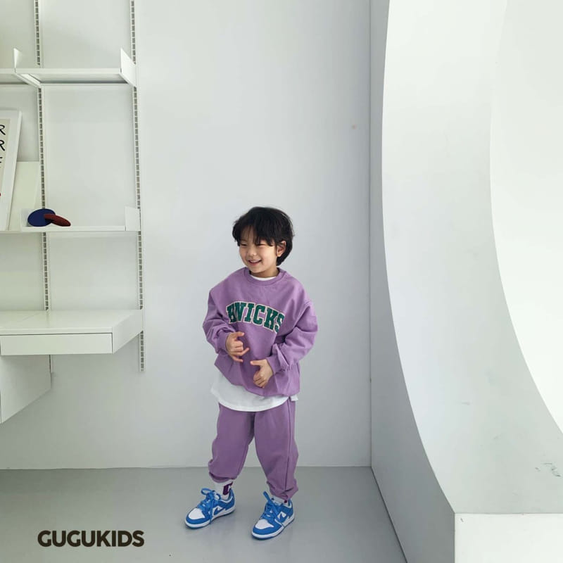 Gugu Kids - Korean Children Fashion - #childofig - Nix Top Bottom Set with Mom - 4