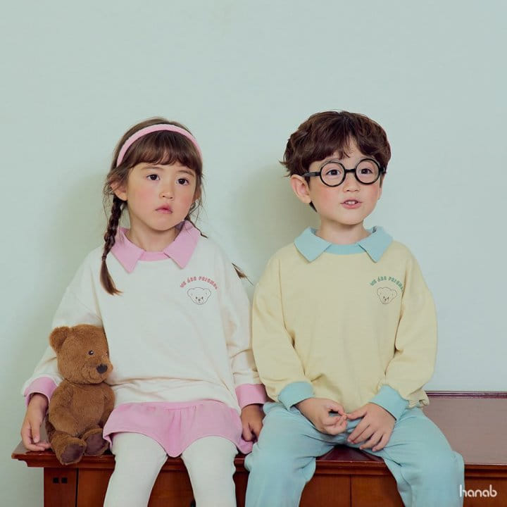 Hanab - Korean Children Fashion - #Kfashion4kids - Friend Top Bottom Set - 7