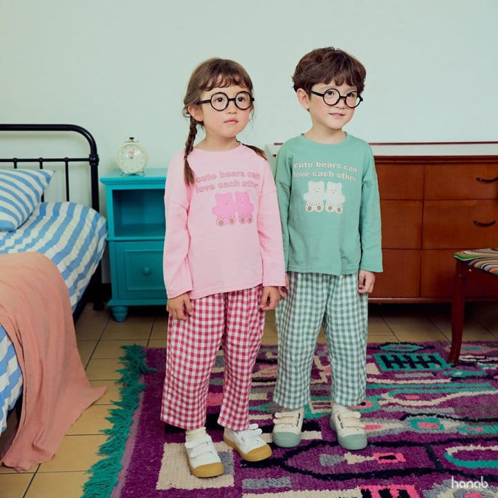 Hanab - Korean Children Fashion - #childofig - Yomi Check Pants - 4