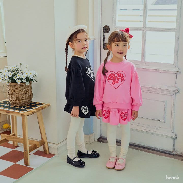Hanab - Korean Children Fashion - #designkidswear - Loveing Top Bottom Set - 4