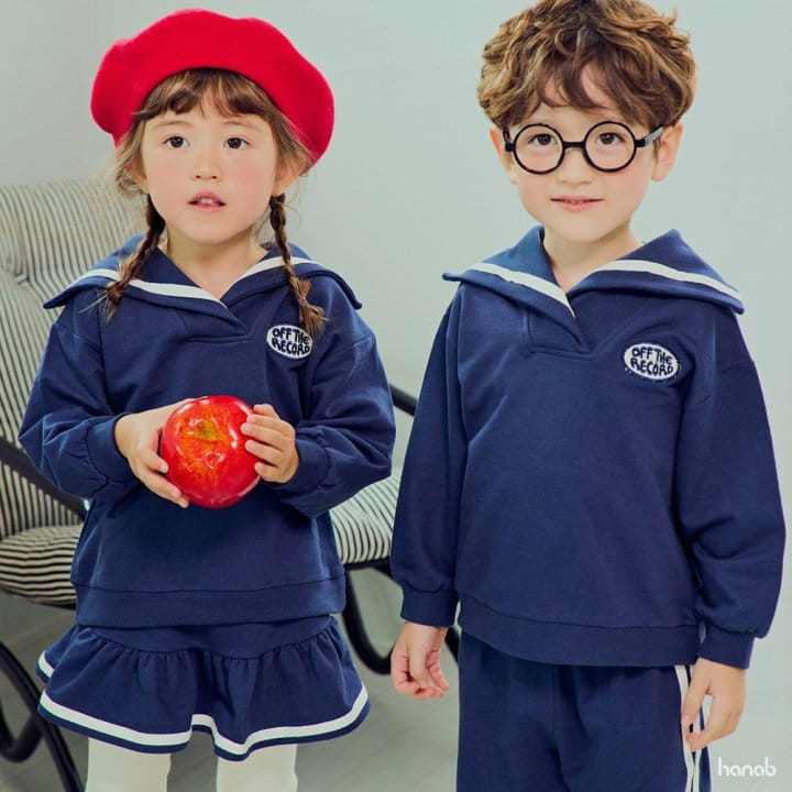 Hanab - Korean Children Fashion - #fashionkids - Recode Top Bottom Set - 11