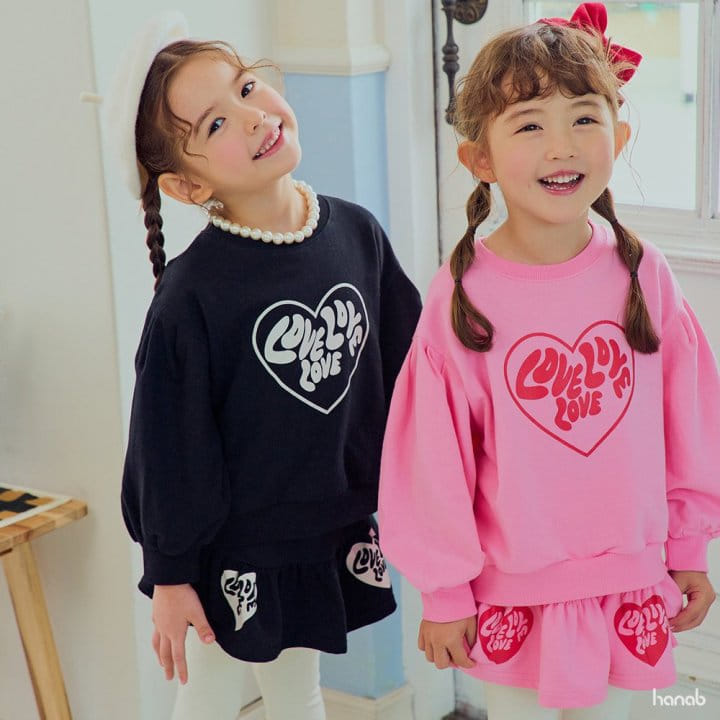 Hanab - Korean Children Fashion - #kidsshorts - Loveing Top Bottom Set - 6
