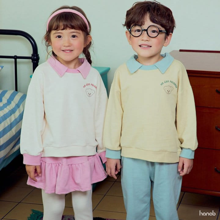 Hanab - Korean Children Fashion - #fashionkids - Friend Top Bottom Set - 4