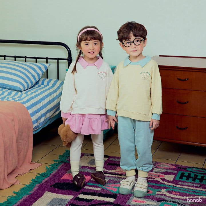 Hanab - Korean Children Fashion - #kidzfashiontrend - Friend Top Bottom Set - 6