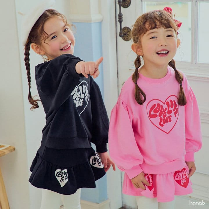 Hanab - Korean Children Fashion - #littlefashionista - Loveing Top Bottom Set - 10