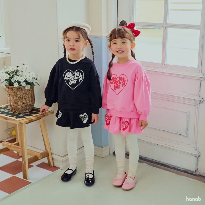 Hanab - Korean Children Fashion - #magicofchildhood - Loveing Top Bottom Set - 11