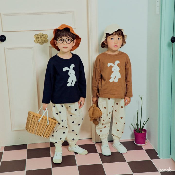 Hanab - Korean Children Fashion - #prettylittlegirls - Rabbit Top Bottom Set - 2