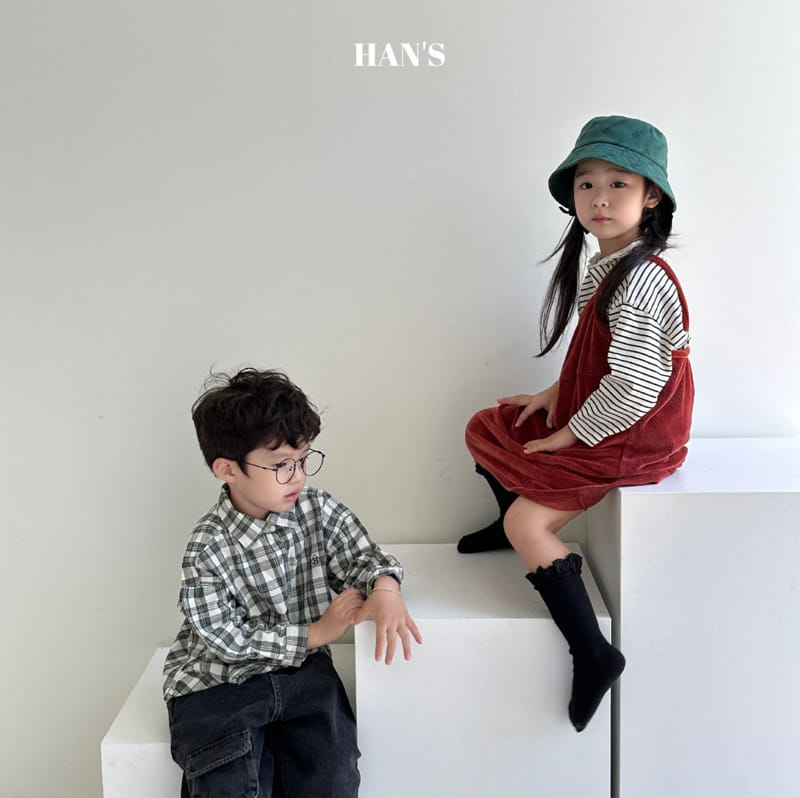 Han's - Korean Children Fashion - #kidzfashiontrend - Stripes Lace Tee - 4