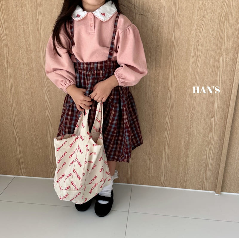 Han's - Korean Children Fashion - #discoveringself - Collar Shirring Tee - 10