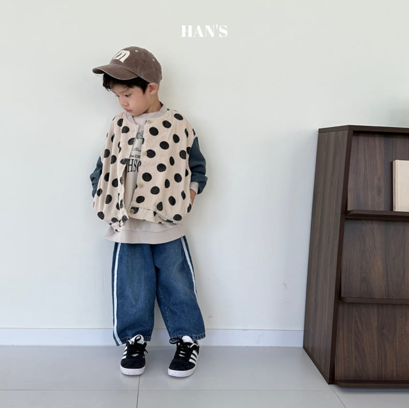 Han's - Korean Children Fashion - #kidsshorts - Rib Dot Vest - 2