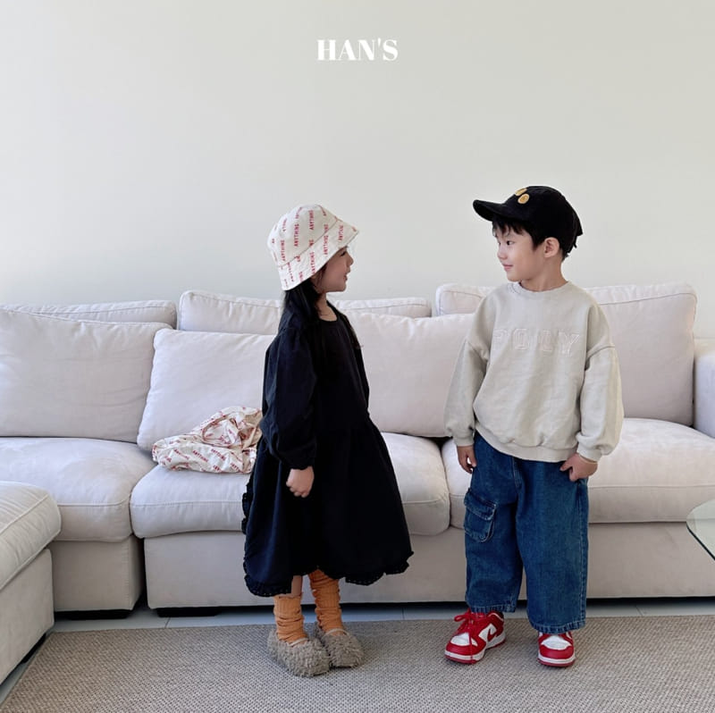 Han's - Korean Children Fashion - #kidsshorts - Poly Sweatshirt - 7