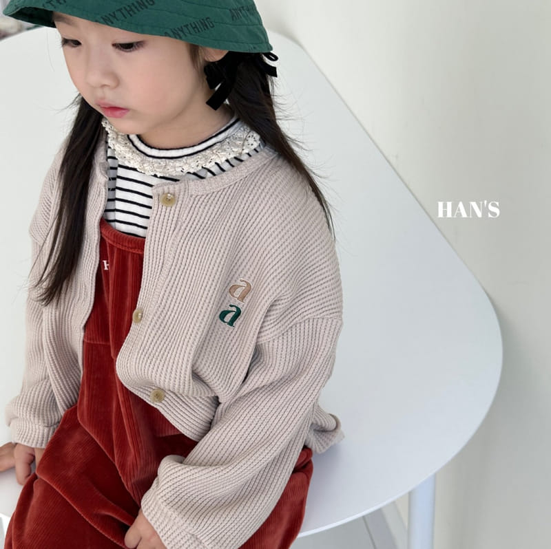 Han's - Korean Children Fashion - #kidsstore - Labins Waffle Cardigan - 6