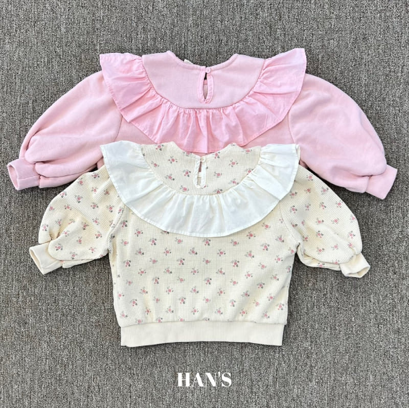 Han's - Korean Children Fashion - #kidzfashiontrend - Pure Frill Sweatshirt