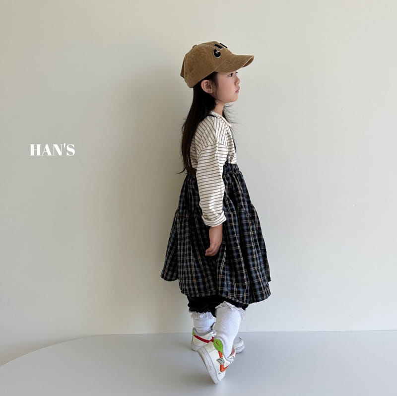 Han's - Korean Children Fashion - #littlefashionista - Blan Dungarees Skirt - 9