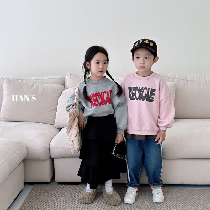 Han's - Korean Children Fashion - #magicofchildhood - Recycle Sweatshirt - 4