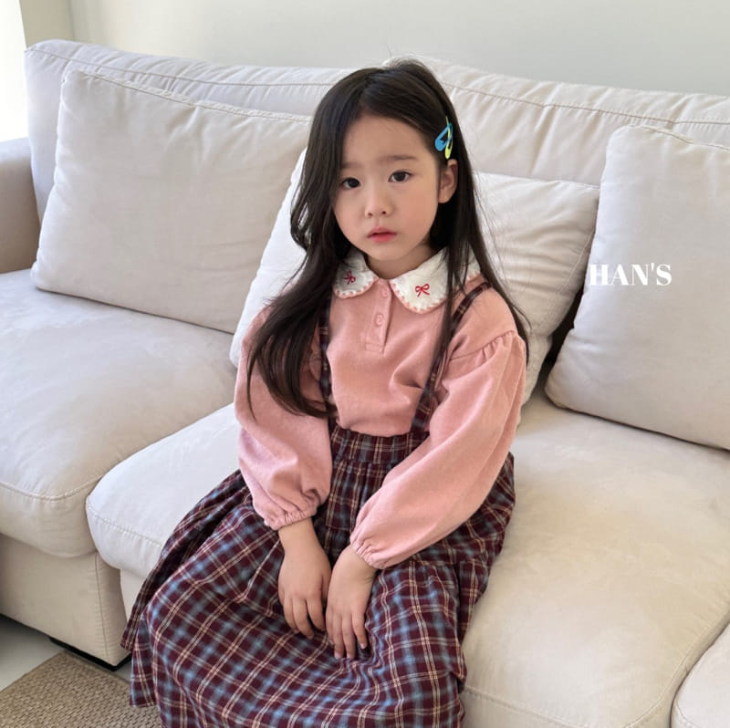 Han's - Korean Children Fashion - #minifashionista - Collar Shirring Tee - 2
