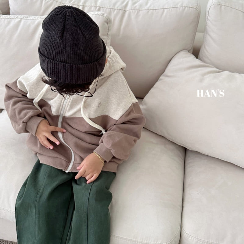 Han's - Korean Children Fashion - #minifashionista - V Corn Hoody Zip-up - 10