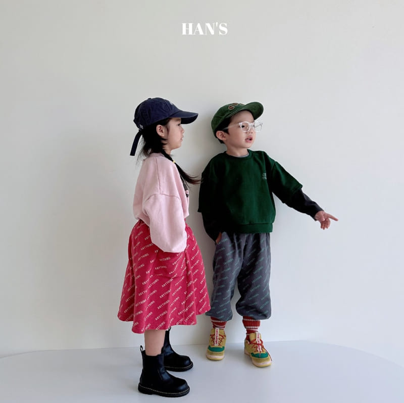 Han's - Korean Children Fashion - #prettylittlegirls - Music Sweatshirt - 11