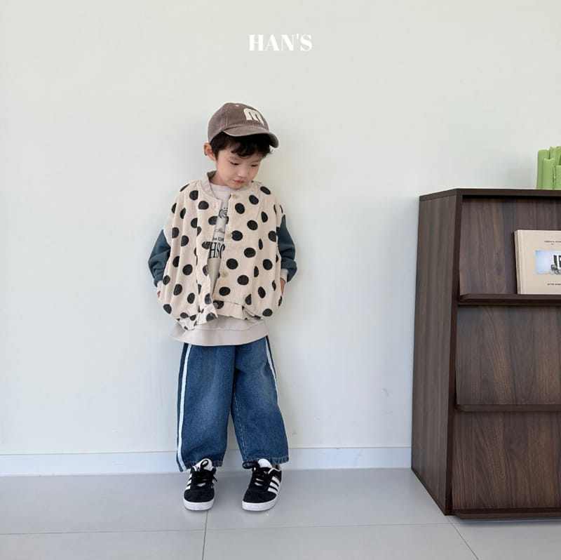 Han's - Korean Children Fashion - #stylishchildhood - Color Loose Sweatshirt - 12