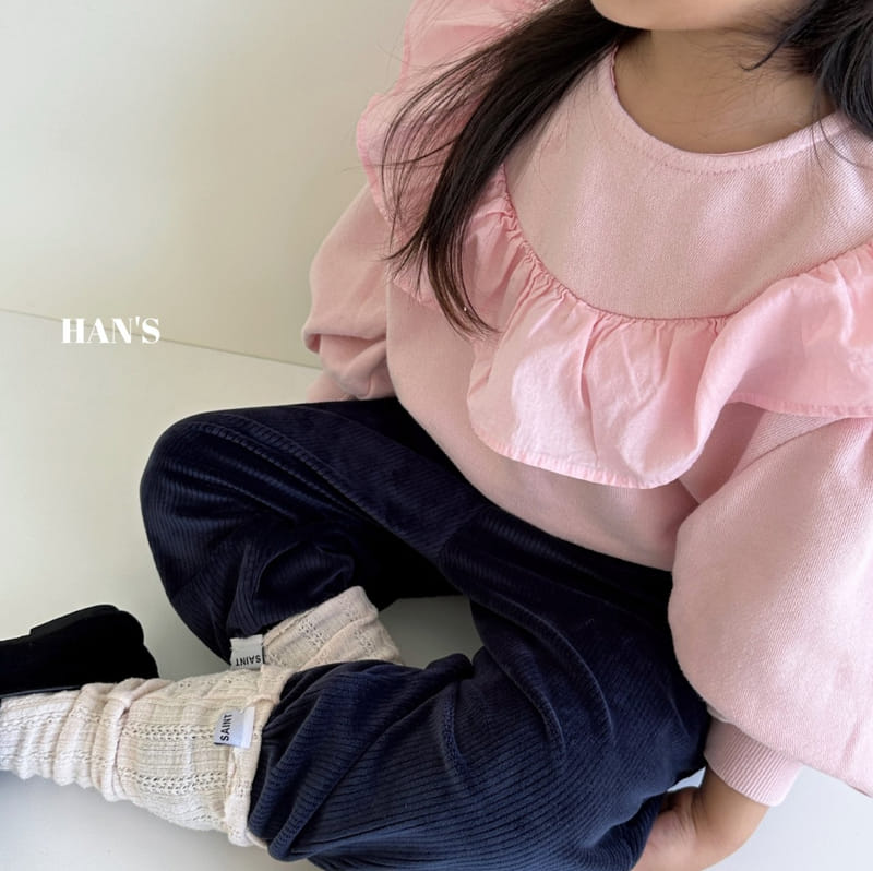 Han's - Korean Children Fashion - #todddlerfashion - Pure Frill Sweatshirt - 7