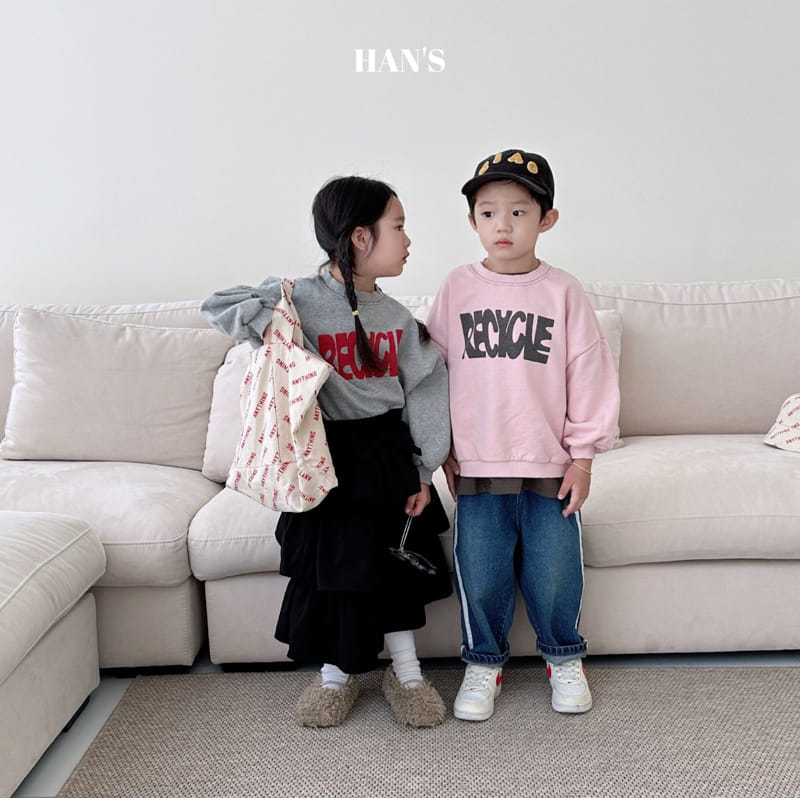 Han's - Korean Children Fashion - #toddlerclothing - Recycle Sweatshirt - 7