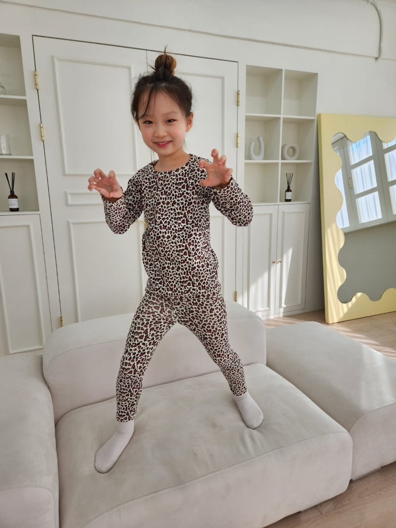Heart Baby - Korean Children Fashion - #childofig - Leopard Easywear - 5