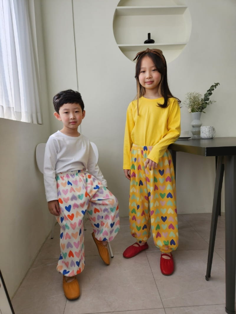 Heart Baby - Korean Children Fashion - #childofig - Color Pop Pants