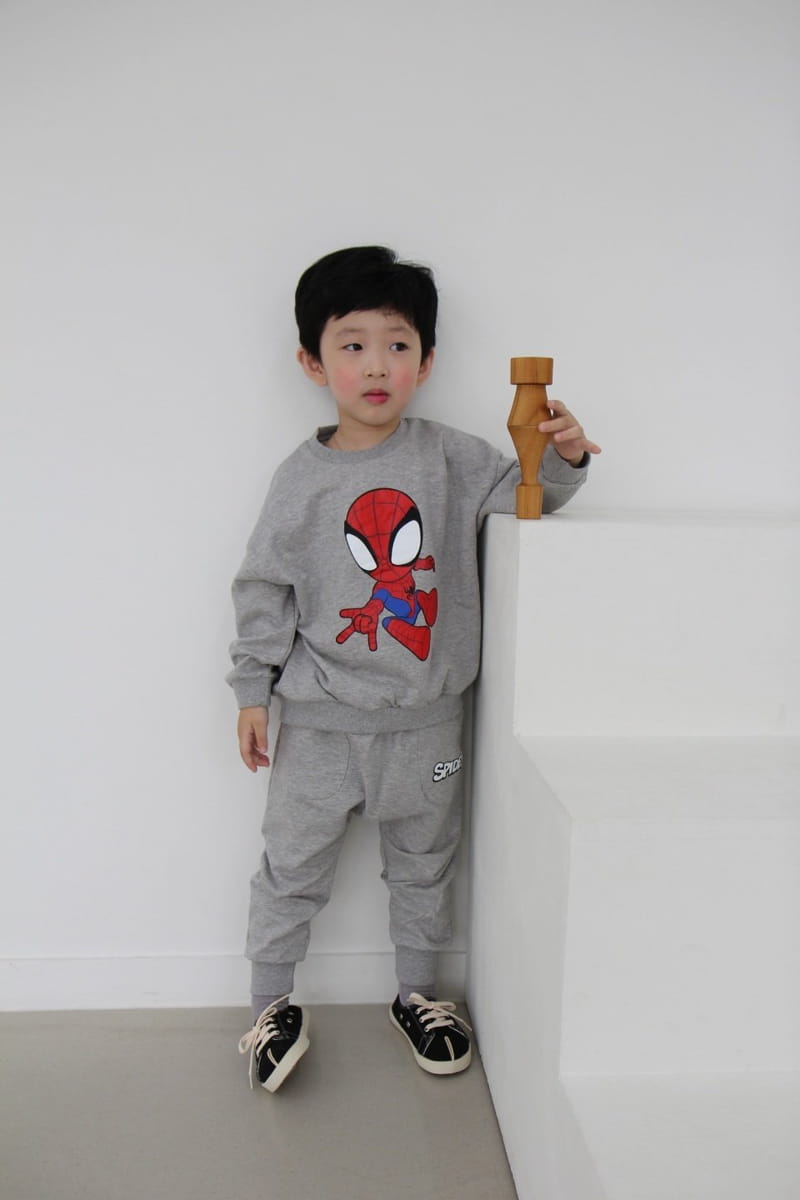 Heart Baby - Korean Children Fashion - #childofig - Spider Top Bottom Set - 11