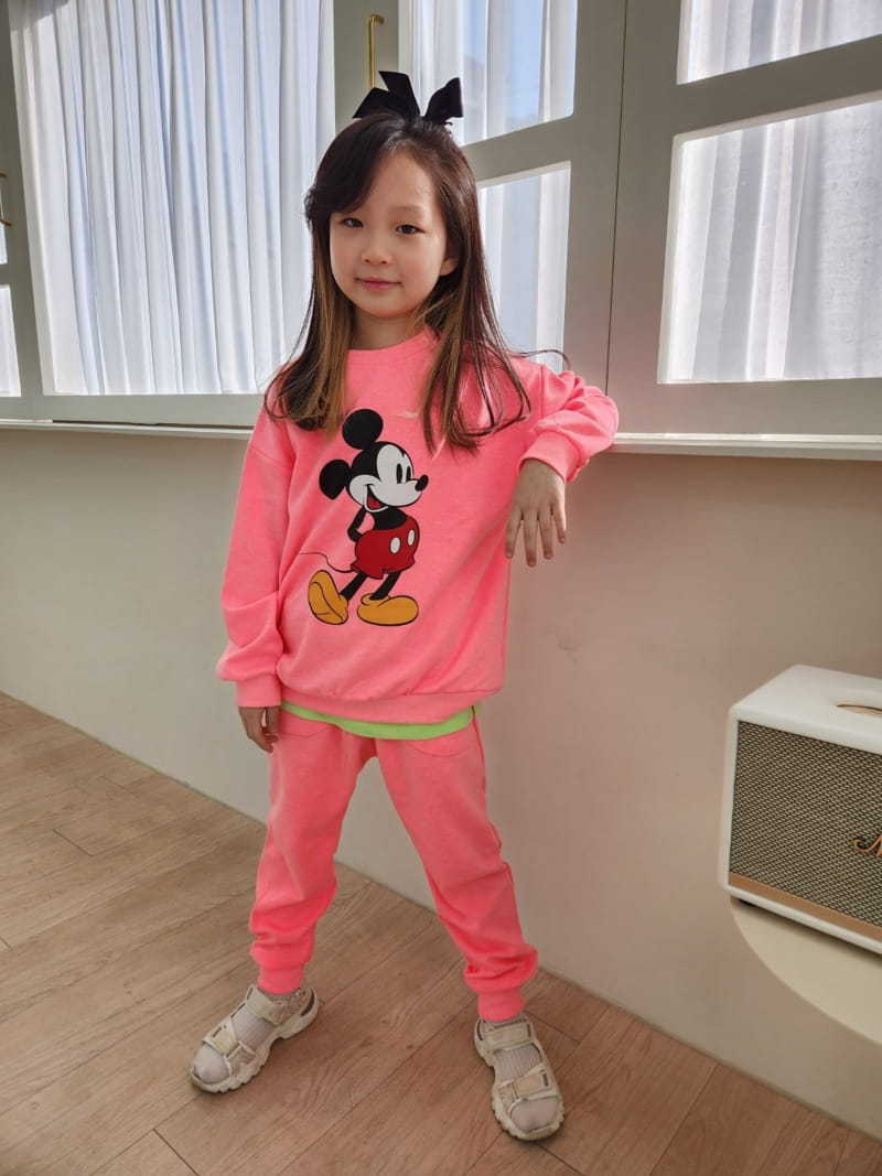 Heart Baby - Korean Children Fashion - #childofig - Neon M Top Bottom Set - 10