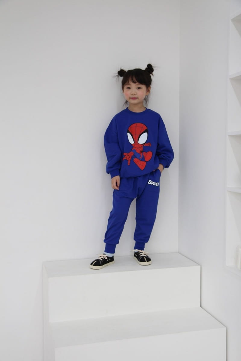 Heart Baby - Korean Children Fashion - #kidsstore - Spider Top Bottom Set