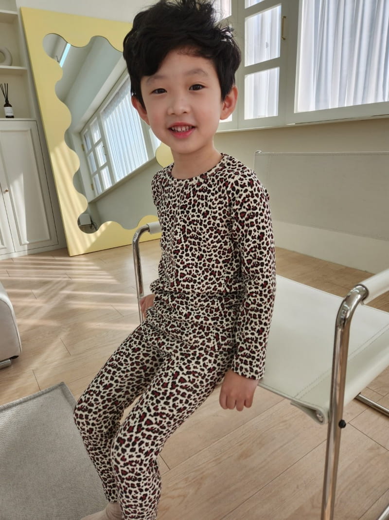 Heart Baby - Korean Children Fashion - #minifashionista - Leopard Easywear - 3