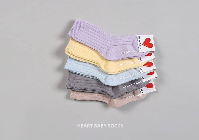 Heart Baby - Korean Children Fashion - #minifashionista - Pastel Boodle Socks Set - 2