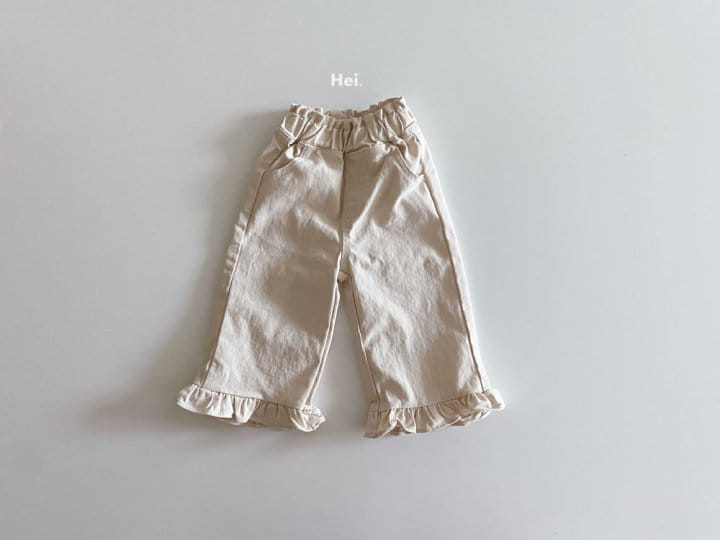 Hei - Korean Children Fashion - #childrensboutique - Frill Pants