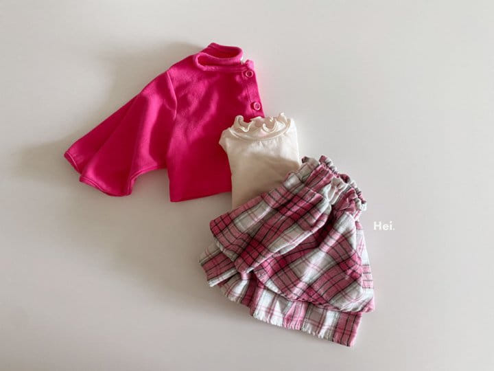Hei - Korean Children Fashion - #designkidswear - Check Currot  - 11