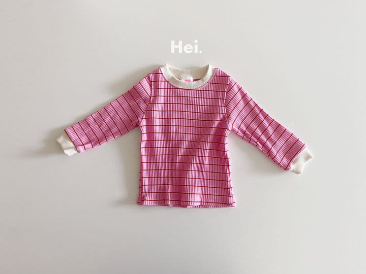 Hei - Korean Children Fashion - #designkidswear - Pop Rib Tee