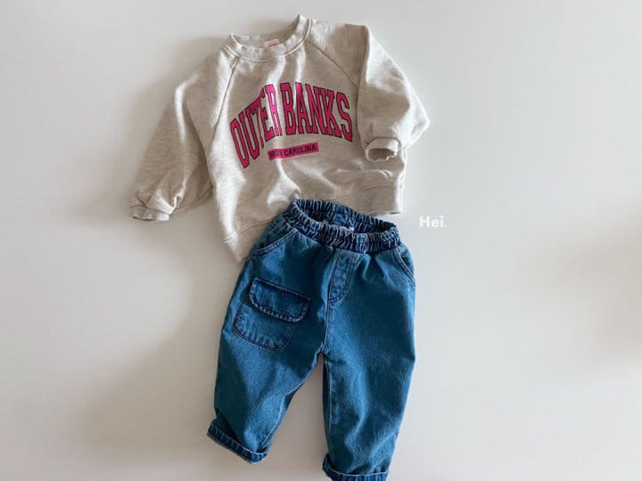 Hei - Korean Children Fashion - #fashionkids - Pink Sweatsjort - 5